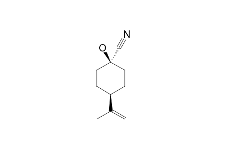 CIS-4-ISOPROPENYLCYCLOHEXANONE-CYANOHYDRIN