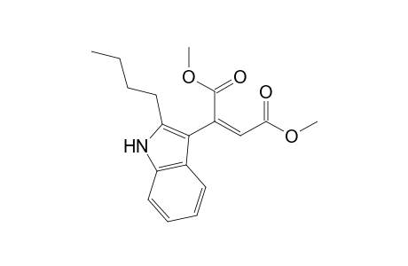 Methyl 3-(2-butylindol-3-yl)-3-(methoxycarbonyl)prop-2-enoate