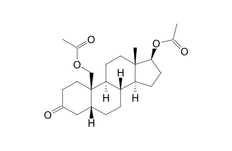 5.beta.-Androstan-3-one, 17.beta.,19-dihydroxy-, diacetate