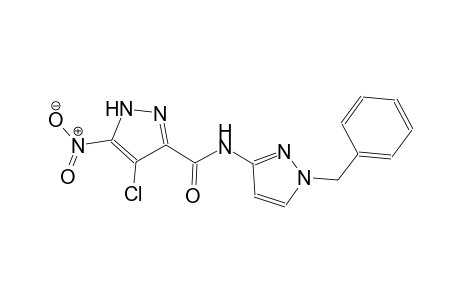 N-(1-benzyl-1H-pyrazol-3-yl)-4-chloro-5-nitro-1H-pyrazole-3-carboxamide