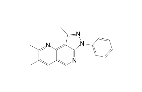 2,3,9-Trimethyl-7-phenyl-7H-pyrazolo[3,4-h][1,6]naphthyridine
