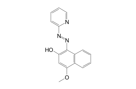 2-Naphthalenol, 4-methoxy-1-[2-(2-pyridinyl)diazenyl]-