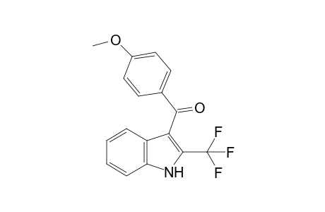 (4-methoxyphenyl)(2-(trifluoromethyl)-1H-indol-3-yl)methanone
