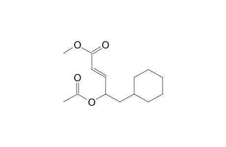 Methyl 4-Acetoxy-5-cyclohexylpent-2-enoate