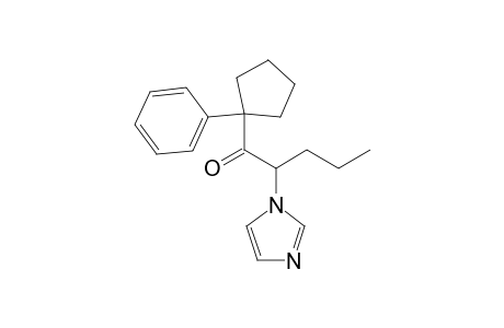 1-Pentanone, 2-(1H-imidazol-1-yl)-1-(1-phenylcyclopentyl)-