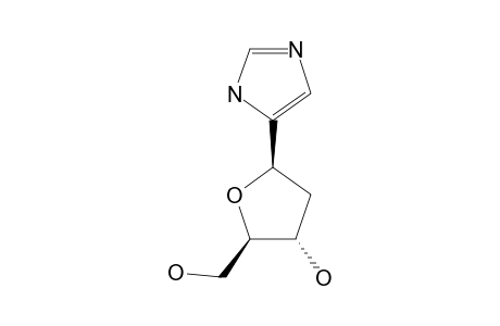 5-(2'-DEOXY-beta-D-RIBOFURANOSYL)-1H-IMIDAZOLE