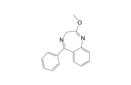 2-Methoxy-5-phenyl-3H-1,4-benzodiazepine