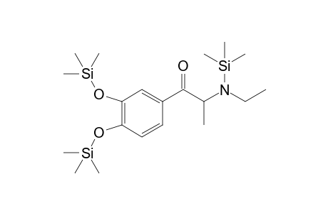 N-Ethyl-3,4-dihydroxycathinone 3TMS