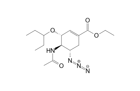 Ethyl (3R,4R,5S)-4-acetamido-5-azido-3-(1-ethylpropoxy)-cyclohex-1-ene-1-carboxylate