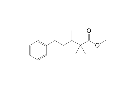 Methyl 2,2,3-trimethyl-5-phenylpentanoate