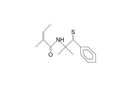 (Z)-(2-Methyl-but-2-enoylamino)-thioisobutyrophenone