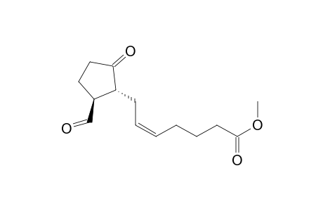 trans-2-[6-(Methoxycarbonyl)hex-2(Z)-enyl]-3-formylcyclopentanone