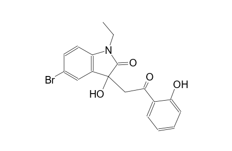 2H-indol-2-one, 5-bromo-1-ethyl-1,3-dihydro-3-hydroxy-3-[2-(2-hydroxyphenyl)-2-oxoethyl]-