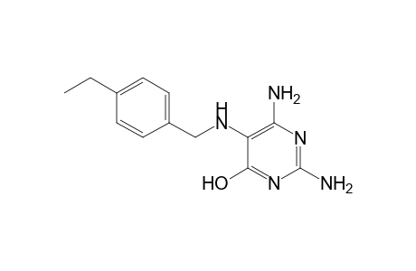 4-Pyrimidinol, 2,6-diamino-5-[[(4-ethylphenyl)methyl]amino]-