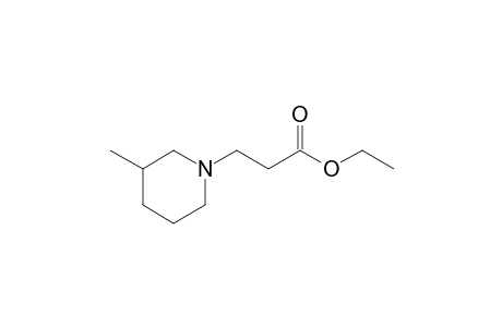 3-(3-methyl-1-piperidyl)propionic acid ethyl ester