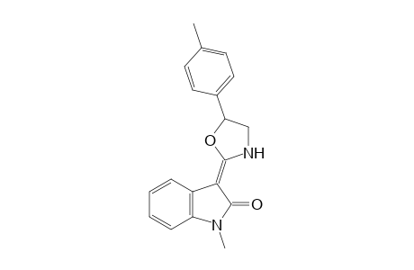 (3E)-1-methyl-3-[5-(4-methylphenyl)-1,3-oxazolidin-2-ylidene]indol-2-one