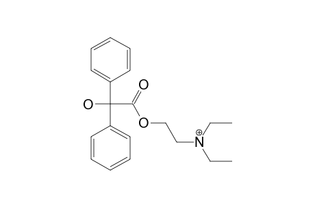 diethyl-[2-[2-hydroxy-2,2-di(phenyl)acetyl]oxyethyl]azanium