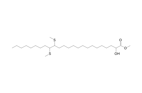 Methyl 15,16-bis(methylthio)-2-hydroxytetracosanoate