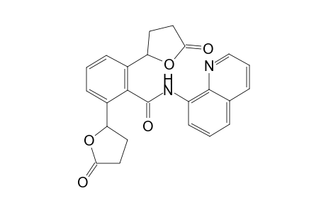 2,6-bis(5-oxotetrahydrofuran-2-yl)-N-(quinolin-8-yl)benzamide