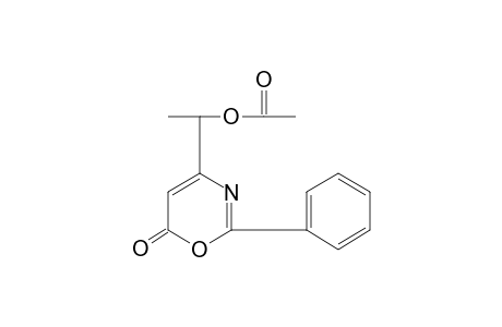 4-(1-HYDROXYETHYL)-2-PHENYL-6H-1,3-OXAZIN-6-ONE, ACETATE (ESTER)