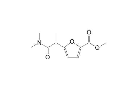 2-furancarboxylic acid, 5-[2-(dimethylamino)-1-methyl-2-oxoethyl]-, methyl ester