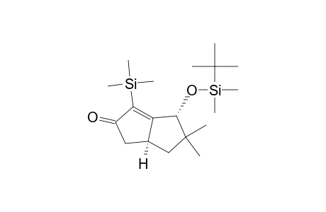 (4R,6aS)-4-[tert-butyl(dimethyl)silyl]oxy-5,5-dimethyl-3-trimethylsilyl-1,4,6,6a-tetrahydropentalen-2-one