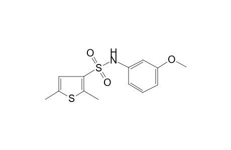 N-(3-methoxyphenyl)-2,5-dimethyl-3-thiophenesulfonamide