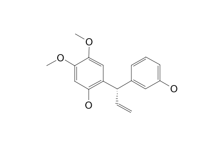 NEOKHRIOL-A;(3-S)-3-(2-HYDROXY-4,5-DIMETHOXYPHENYL)-3-(3'-HYDROXYPHENYL)-PROP-1-ENE