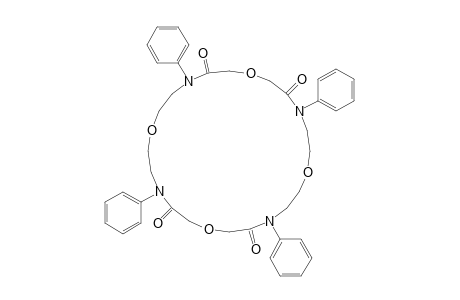 4,10,16,22-tetraphenyl-1,7,13,19-tetraoxa-4,10,16,22-tetrazacyclotetracosane-3,11,15,23-diquinone