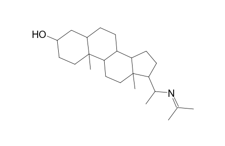 Pregnan-3-ol, 20-[(1-methylethylidene)amino]-, (3.beta.)-