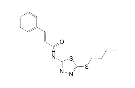 (2E)-N-[5-(butylsulfanyl)-1,3,4-thiadiazol-2-yl]-3-phenyl-2-propenamide