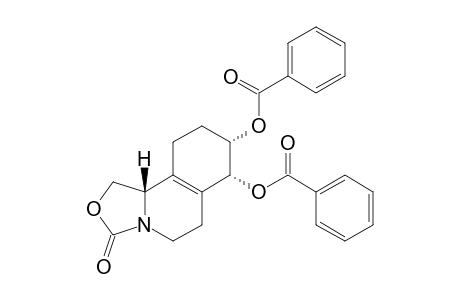 benzoic acid [(7R,8S,10bS)-8-(benzoyloxy)-3-keto-1,5,6,7,8,9,10,10b-octahydrooxazolo[4,3-a]isoquinolin-7-yl] ester