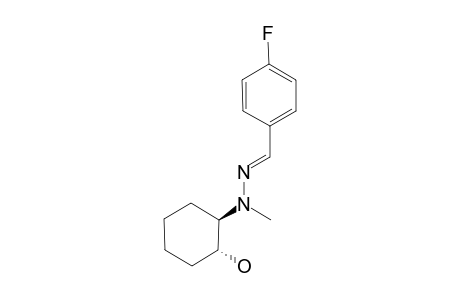 1-(4-FLUOROBENZALDEHYD)-2-METHYL-2-(2-HYDROXYCYCLOHEXYL)-HYDRAZONE