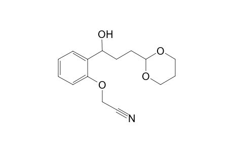 2-{2-[3-(1,3-Dioxan-2-yl)-1-hydroxypropyl]phenoxy}acetonitrile