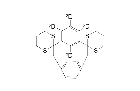 4,5,6,8-Tetradeuterio-[2.2]methaparacyclophane-bis(1,3-propanedithioketal)