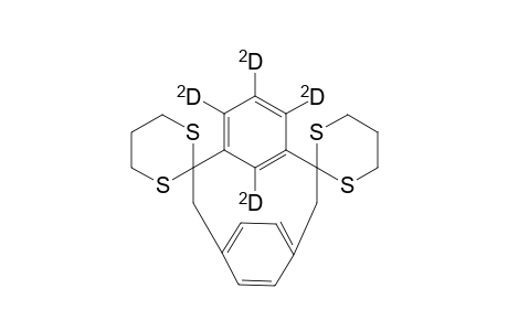 4,5,6,8-Tetradeuterio-[2.2]methaparacyclophane-bis(1,3-propanedithioketal)