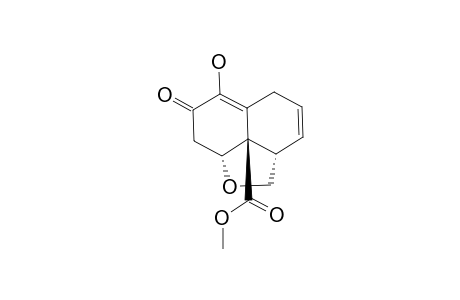 (2a,8a-cis) 8b-methoxycarbonyl-6-hydroxy-2a,5,7,8,8a,8b-hexahydro-2H-naphtho[1,8-bc]furan-7-one