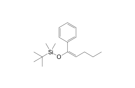 tert-Butyl-dimethyl-[(E)-1-phenylpent-1-enoxy]silane
