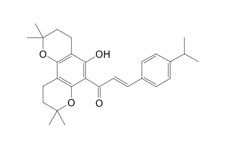 9-Hydroxy-10-(4'-isopropylcinnamoyl)-2,2,6,6-tetramethyltetrahydrobenzo[1,2-b:3,4-b']dipyran