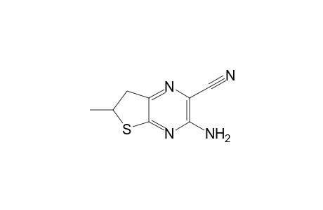 3-Amino-6-methyl-6,7-dihydrothieno[2,3-b]pyrazine-2-carbonitrile