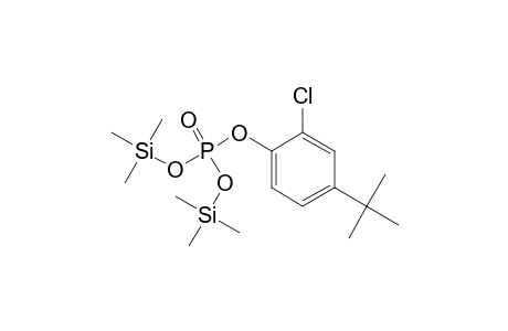 Phosphoric acid, 2-chloro-4-(1,1-dimethylethyl)phenyl bis(trimethylsilyl) ester