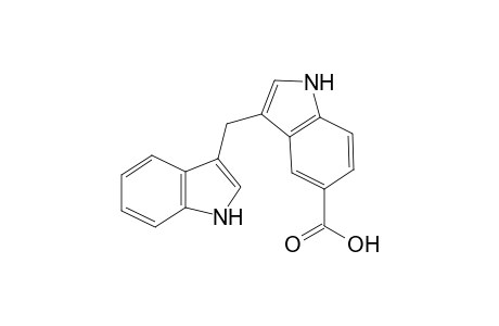 3-((indol-3-yl)methyl)-indole-5-carboxylic acid