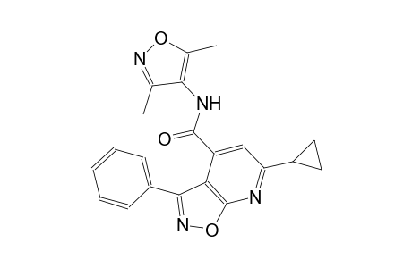 isoxazolo[5,4-b]pyridine-4-carboxamide, 6-cyclopropyl-N-(3,5-dimethyl-4-isoxazolyl)-3-phenyl-