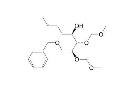 (2S,3S,4R)-1-(benzyloxy)-2,3-bis[(methoxymethyl)oxy]octan-4-ol
