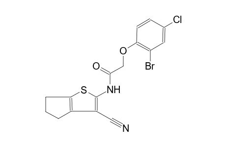 acetamide, 2-(2-bromo-4-chlorophenoxy)-N-(3-cyano-5,6-dihydro-4H-cyclopenta[b]thien-2-yl)-