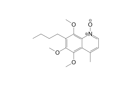 5,6,8-trimethoxy-7-butyl-4-methylquinoline N-oxide