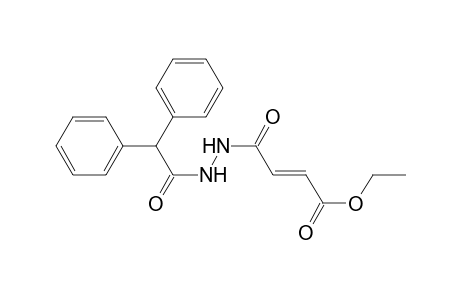 Ethyl (2E)-4-[2-(diphenylacetyl)hydrazino]-4-oxo-2-butenoate