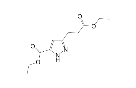 Ethyl 3(5)-(3-ethoxy-3-oxopropyl)-1H-pyrazole-5(3)-carboxylate