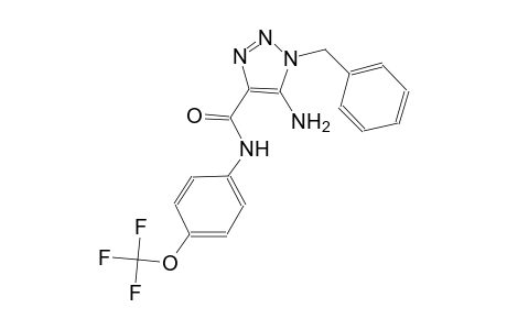 5-Amino-1-benzyl-1H-[1,2,3]triazole-4-carboxylic acid (4-trifluoromethoxy-phenyl)-amide