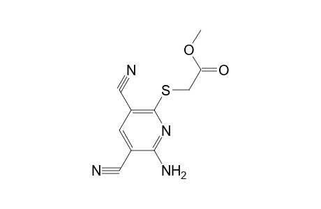 Acetic acid, 2-(3,5-dicyano-6-amino-2-pyridylthio)-, methyl ester